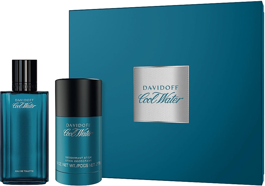 Davidoff Cool Water Duo set regalo (edt/75ml + deo/75ml)