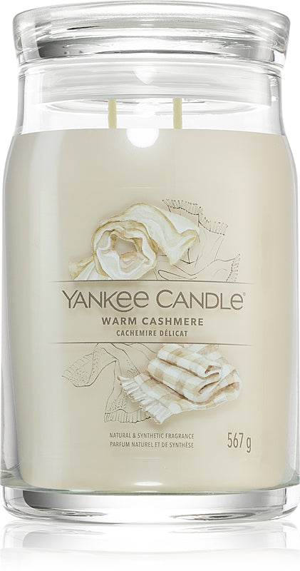 Yankee Candle Warm Cashmere candela profumata 567 g