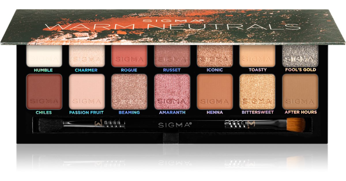 Sigma Beauty Warm Neutrals Palette 25,5 g — Palette Ombretti