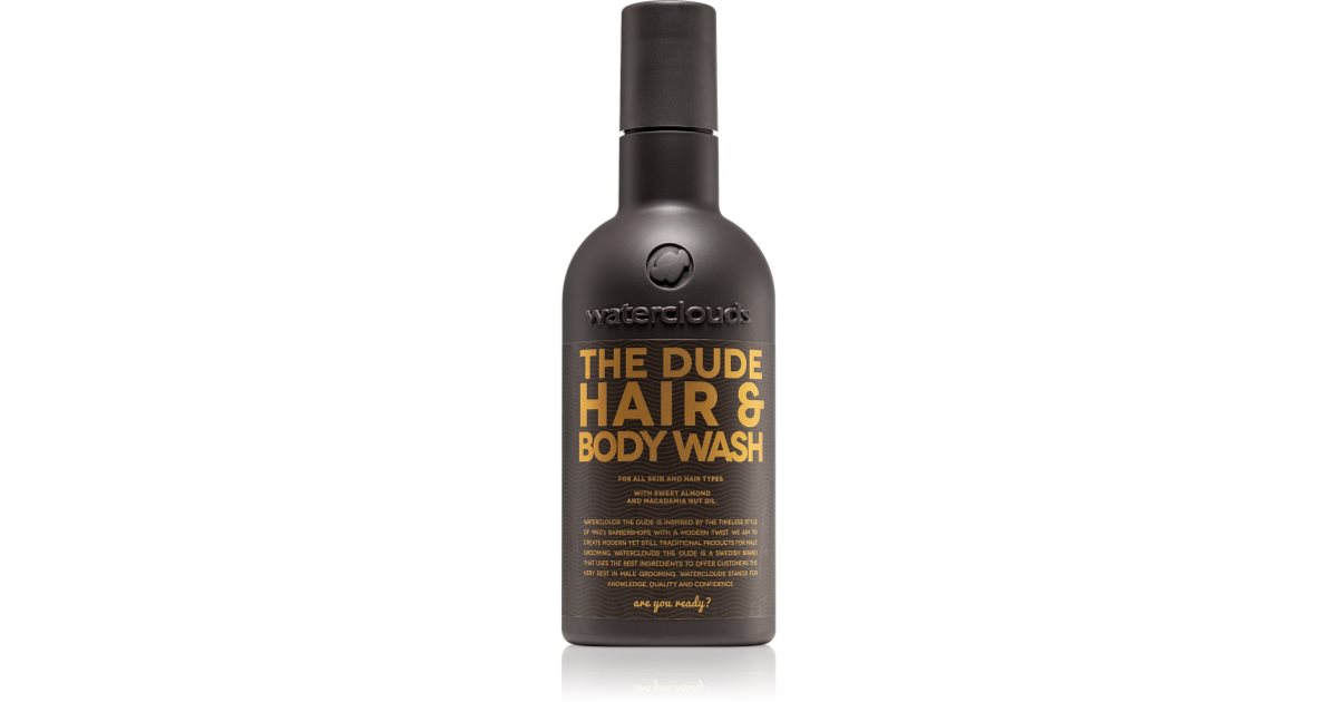 Waterclouds The Dude douchegel en shampoo 2 in 1 1000 ml