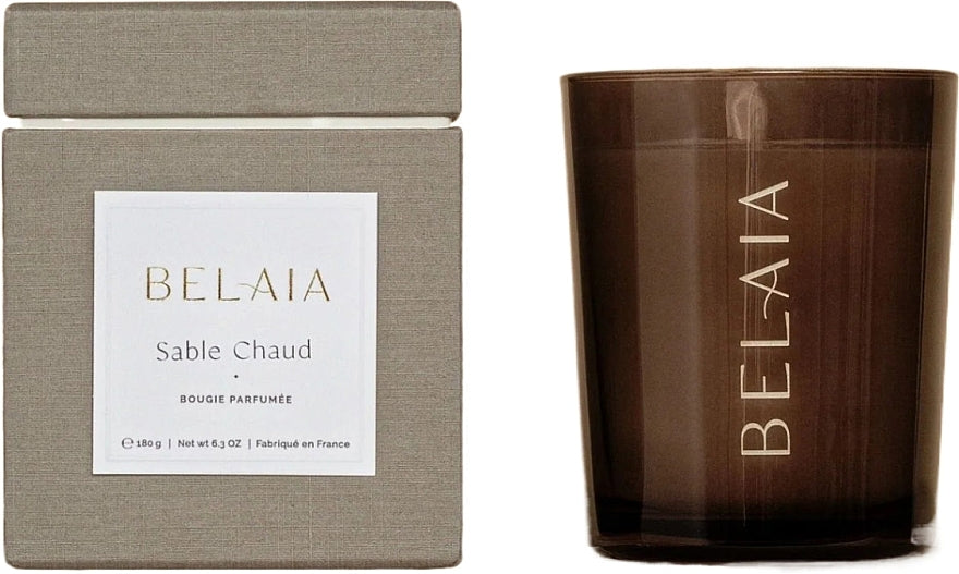 Candela profumata Belaia Sable Chaud Scented Candle 180 g