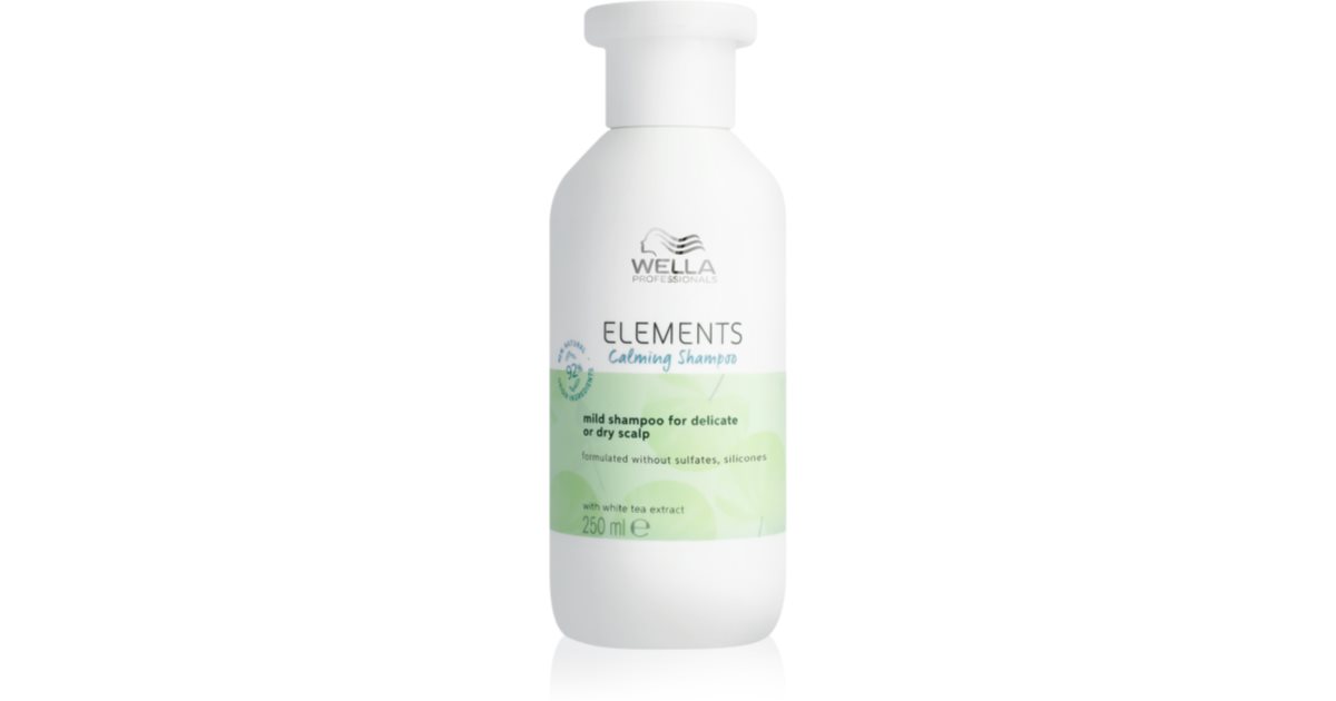 Wella Professionals Elements Calming Moisturizing and Soothing Shampoo for Sensitive Scalp 1000ml