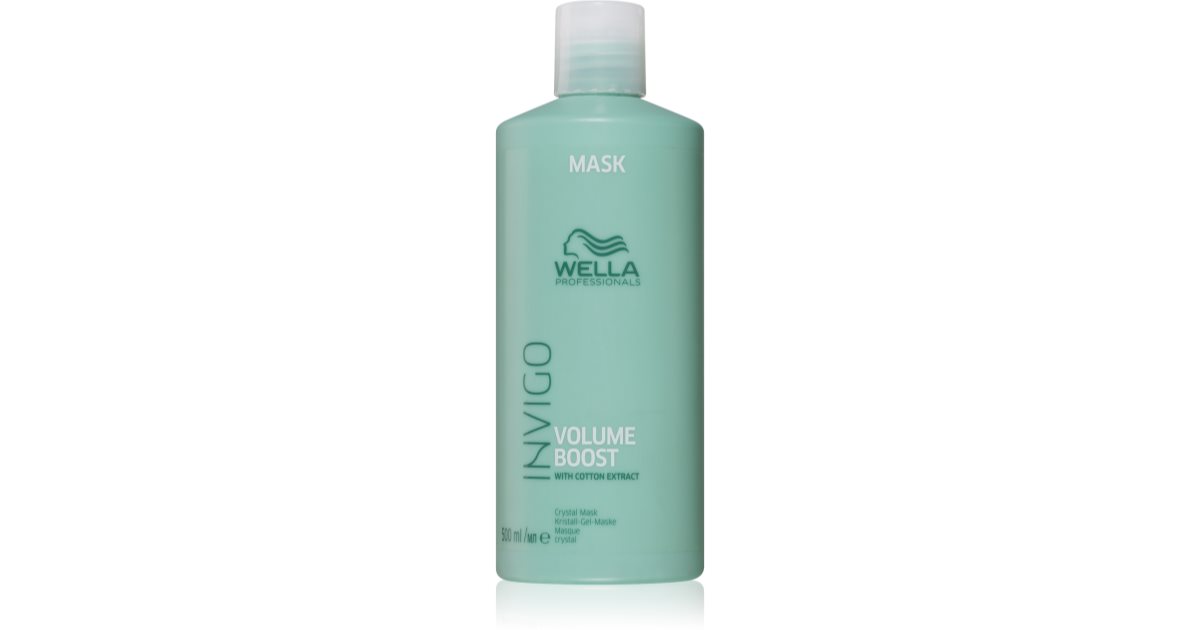 Wella Ammattilaiset Invigo Volume Boost maschera hiusten volyymin lisäämiseen 500 ml