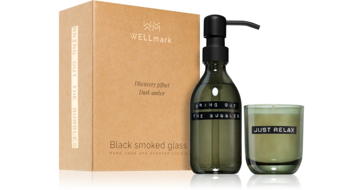 Wellmark Smoked black glass