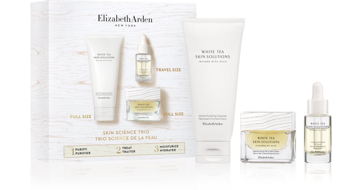 Elizabeth Arden White Tea Skin Solutions Confezione Regalo Donna — Set Cofanetto