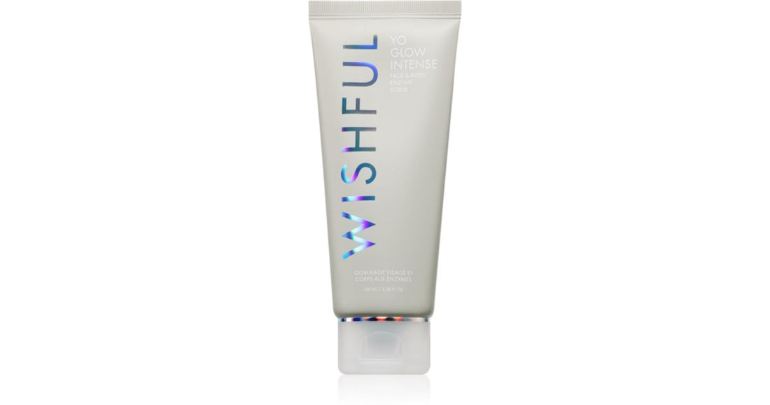 Wishful Yo Glow Intense Enzyme Scrub scrub na obličej a tělo 100 ml