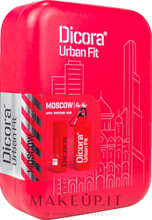 Dicora Urban Fit Moscow Set (edt/100ml + bottle/1pc + box/1pc)