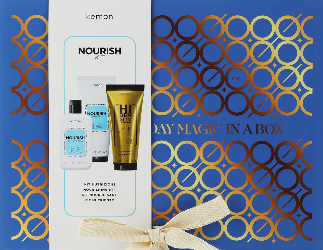 Set Kemon Nourish Kit (h/cr/200ml + shm/250ml + h/mask/200ml)