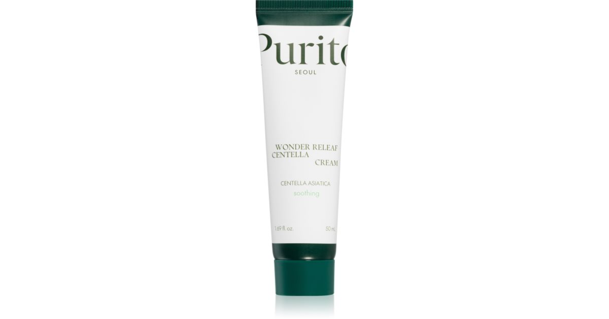 Purito Wonder Releaf Centella crema nutriente rigenerante viso con effetto lenitivo 50 ml