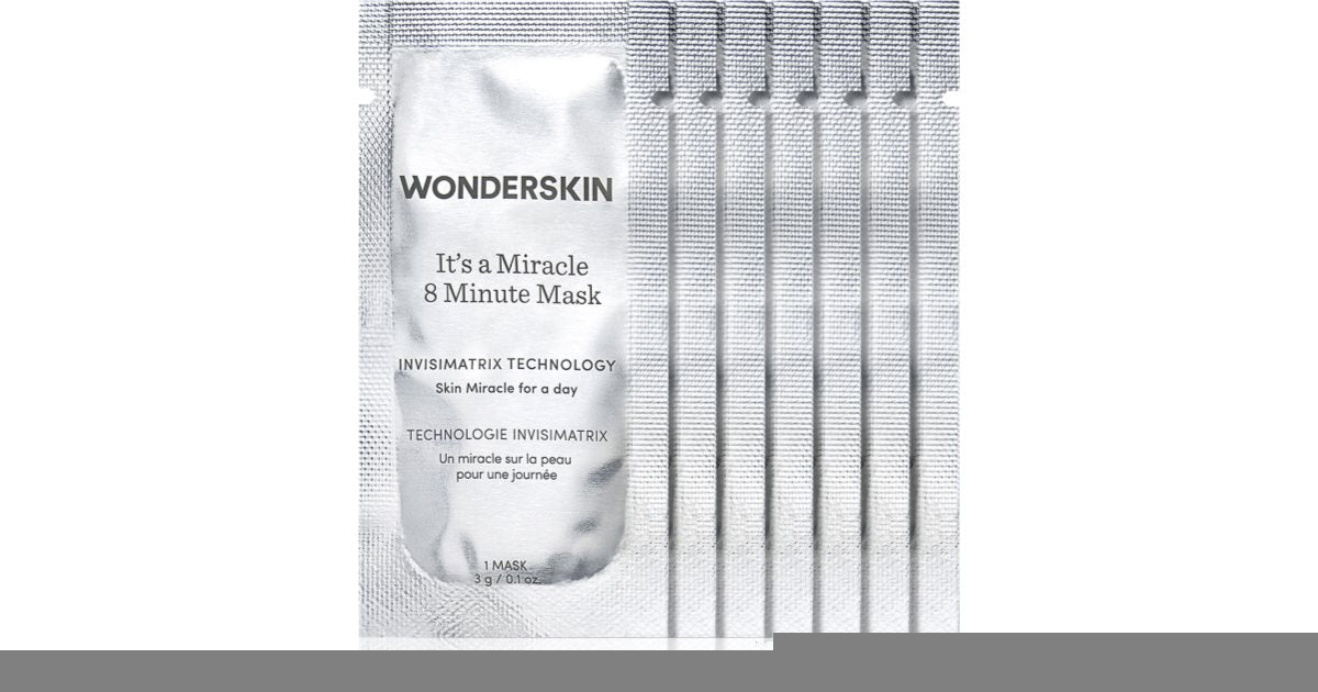 WONDERSKIN Este un miracol 8 Minute 8x3 g