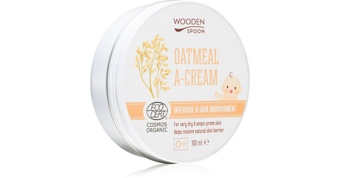 WoodenSpoon Oatmeal A-crema nutriente lenitiva per pelli secche e atopiche 100 ml