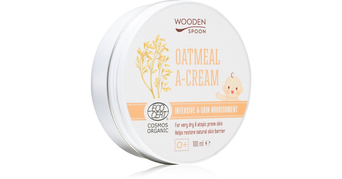 WoodenSpoon Oatmeal A-crema nutriente lenitiva per pelli secche e atopiche 100 ml