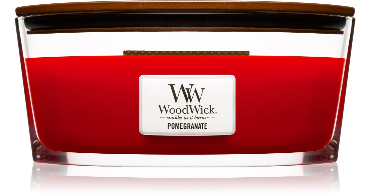 Woodwick Granatæble 16 oz stearinlys