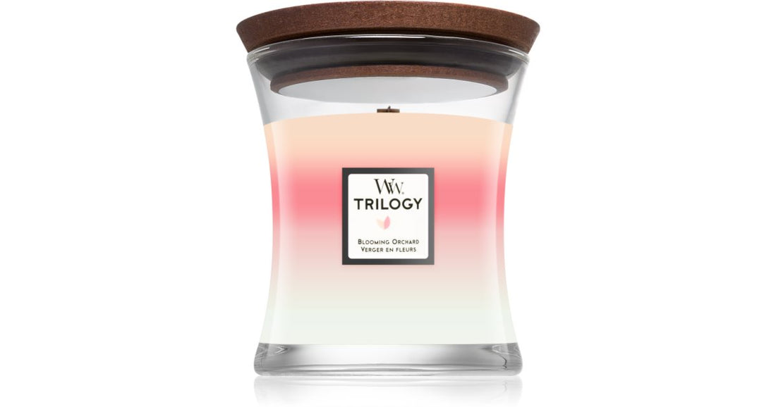 Woodwick Trilogy Blooming Orchard 275 g candela