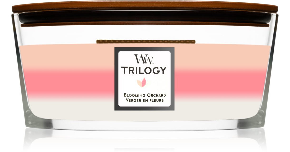 Woodwick Trilogy Blooming Orchard 16oz kynttilä