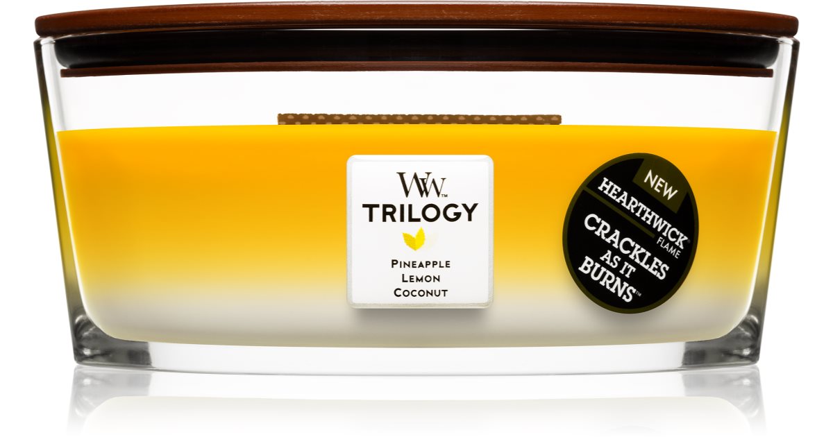 Woodwick Bougie Trilogy Summer Fruit 453 g