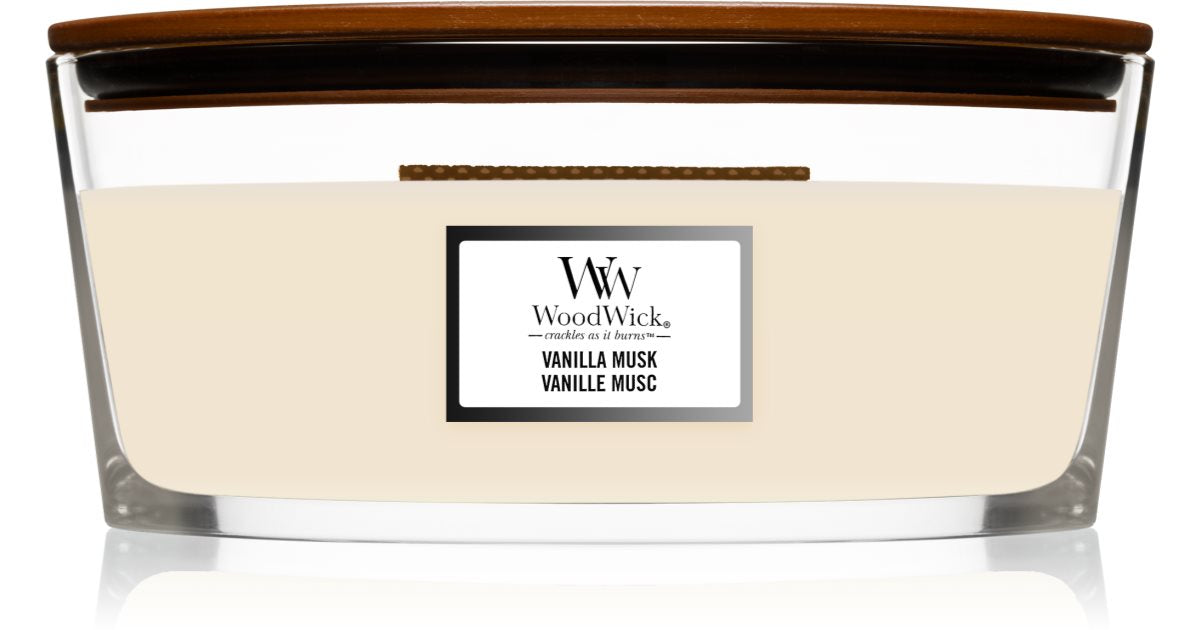 Woodwick Vanilla Musk 16 oz candle