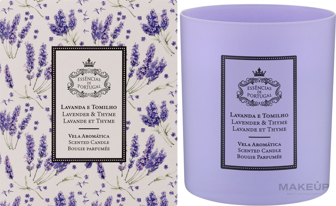 Candela profumata "Lavanda e timo" Essencias De Portugal Lavender &amp; Thyme Scented Candle 180 g