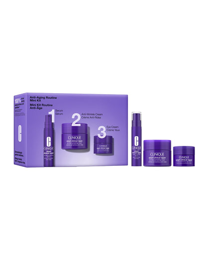 Clinique — mini kit routine anti-età confezione regalo per pelli mature