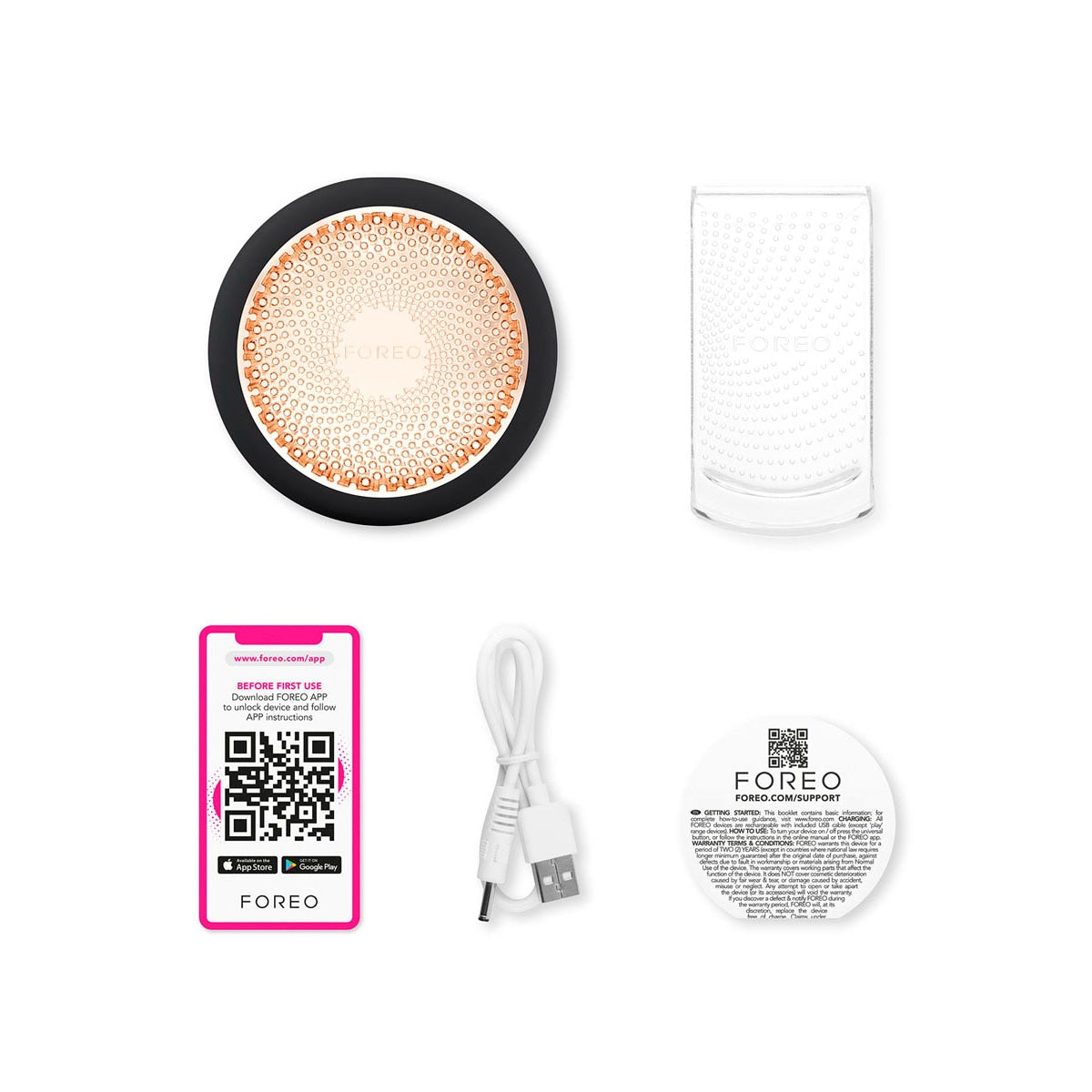 Foreo UFO 3 Nero — Dispositivo Idratante Viso