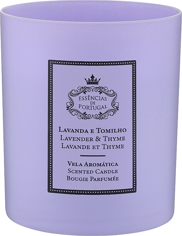Candela profumata "Lavanda e timo" Essencias De Portugal Lavender &amp; Thyme Scented Candle 180 g