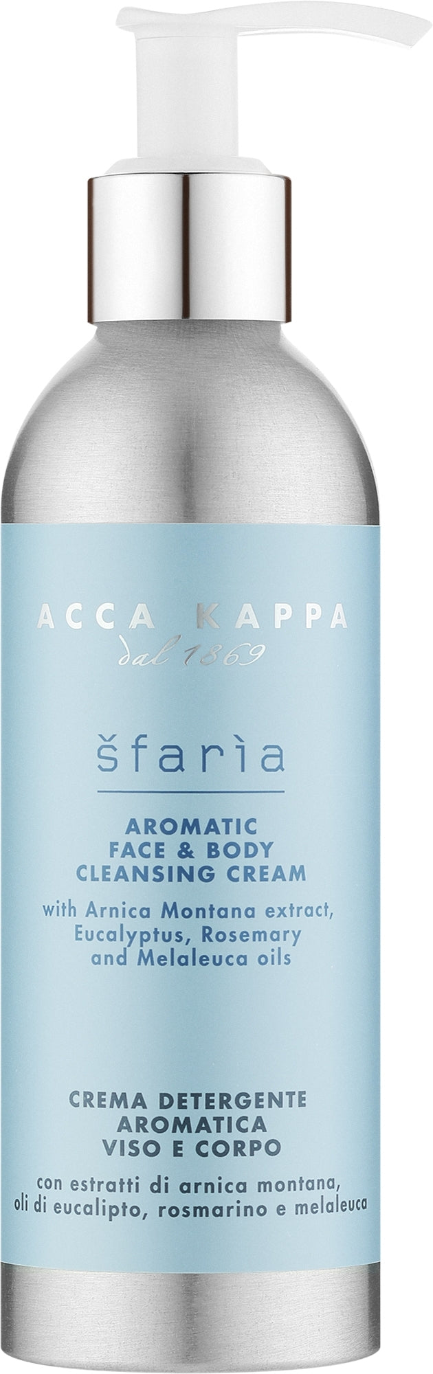 Acca Kappa Sfaria Crema detergente viso e corpo 200 ml