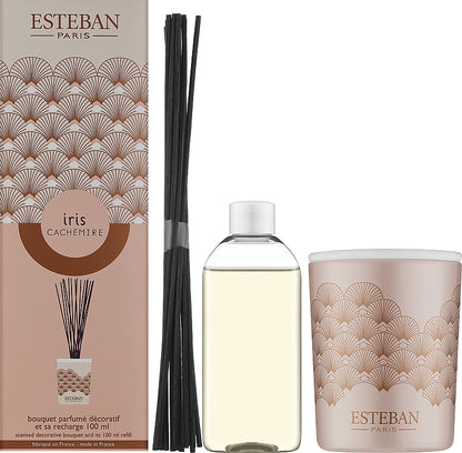 Esteban Iris Cachemire Scented Decorative Bouquet Diffusore di aromi 100 ml