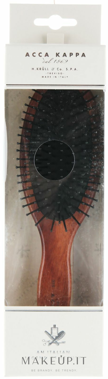 Spazzola per capelli Acca Kappa Pneumatic (22 cm, ovale pneumatico)