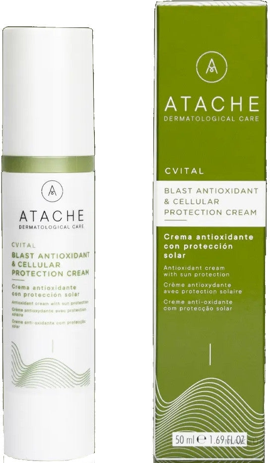 Crema antiossidante con protezione solare Atache C Vital Blast Antioxidant &amp; Cellular Protection Cream 50 ml