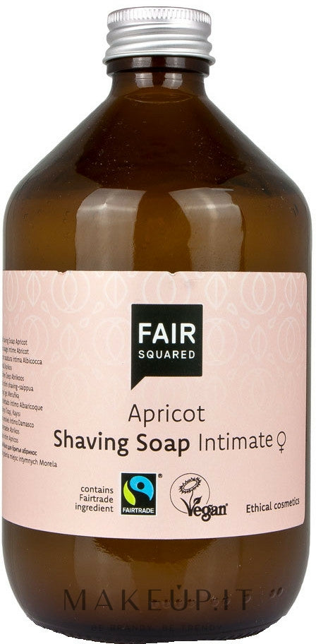 Sapone da rasatura, donna Fair Squared Apricot Shaving Soap Intimate 500 ml
