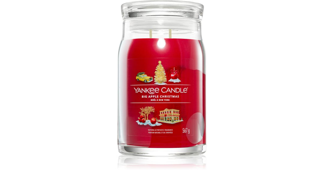 Yankee Candle Vánoční vonná svíčka Big Apple 368 g