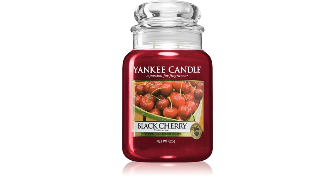 Yankee Candle Black Cherry candela profumata 623 g