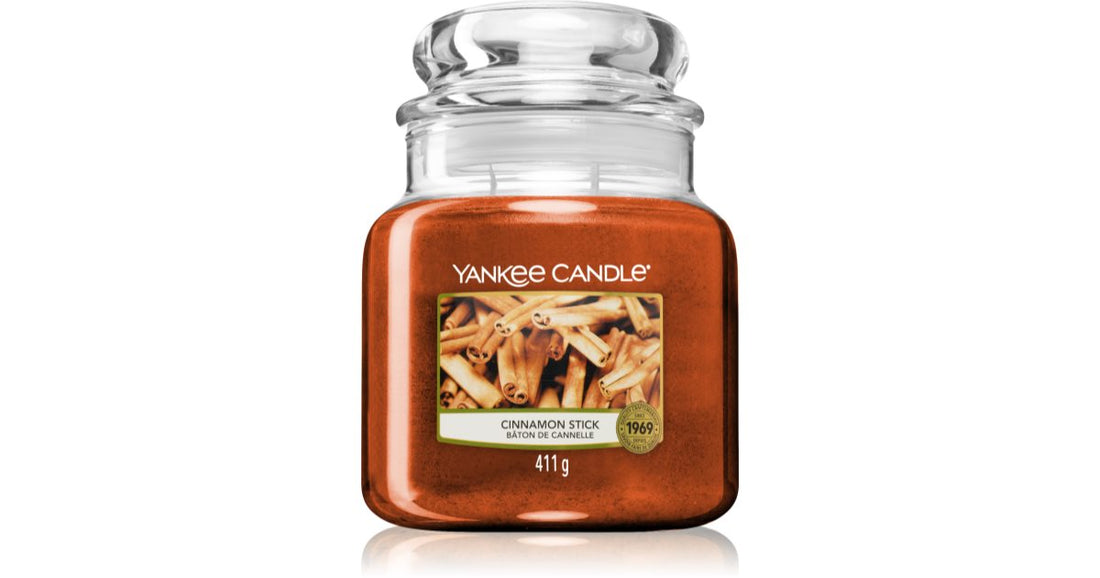 Yankee Candle Αρωματικό κερί Cinnamon Stick 411 γρ