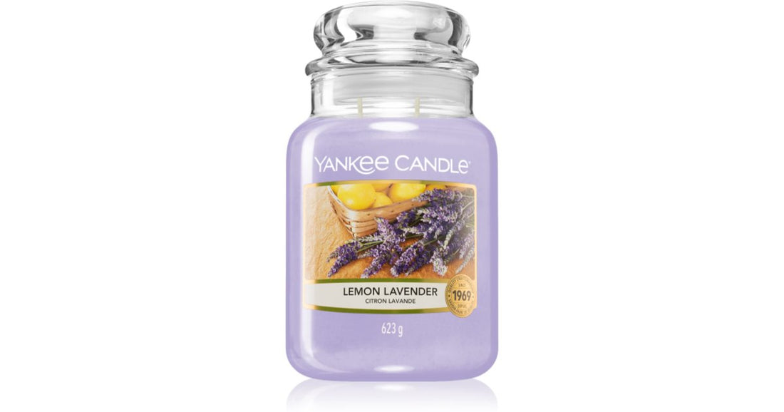 Yankee Candle 레몬 라벤더 향초 623g