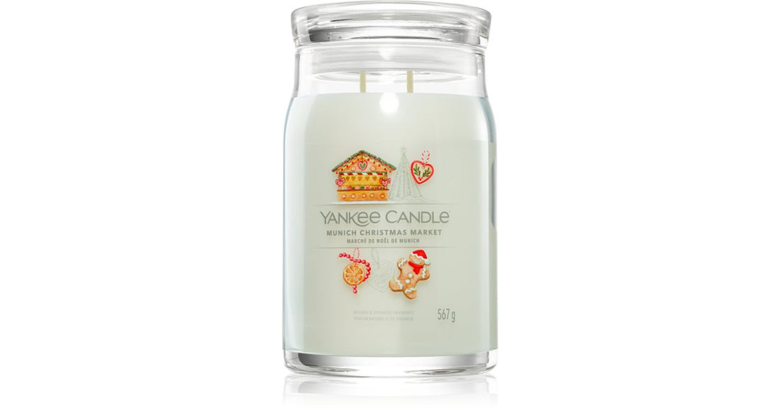 Yankee Candle Αρωματικό κερί Χριστουγεννιάτικη Αγορά Μονάχου 368 γρ