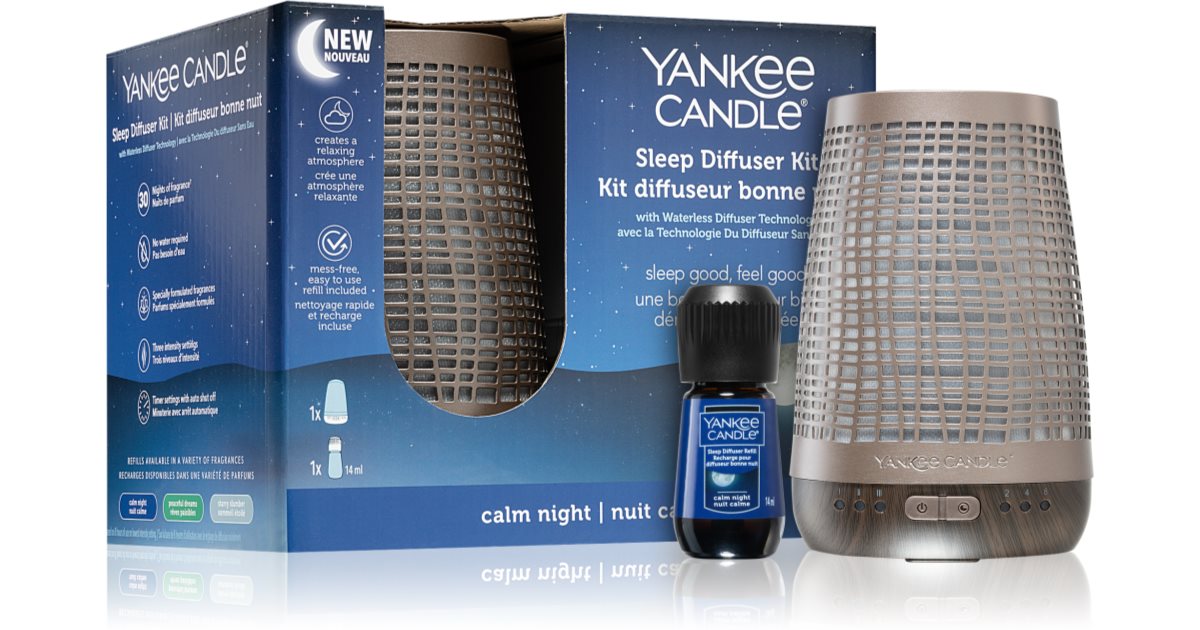 Yankee Candle Sleep Diffuser Kit Bronze 1 pz 480g