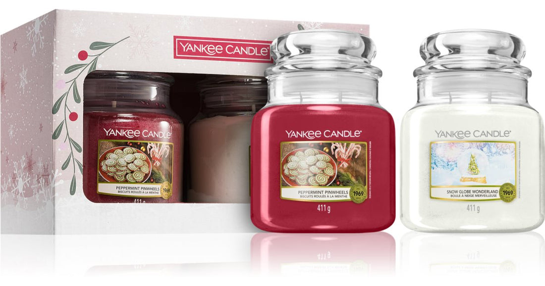 Yankee Snow Globe Wonderland Candle 2 Średnia świeca 2x411gr