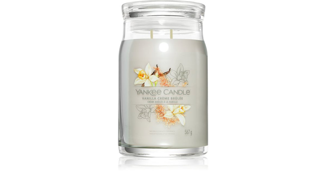 Yankee Candle Αρωματικό κερί Vanilla Crème Brûlée 567 γρ