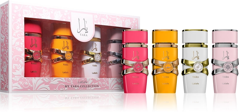 Lattafa Yara Collection gavesett for kvinner 4×25 ml 