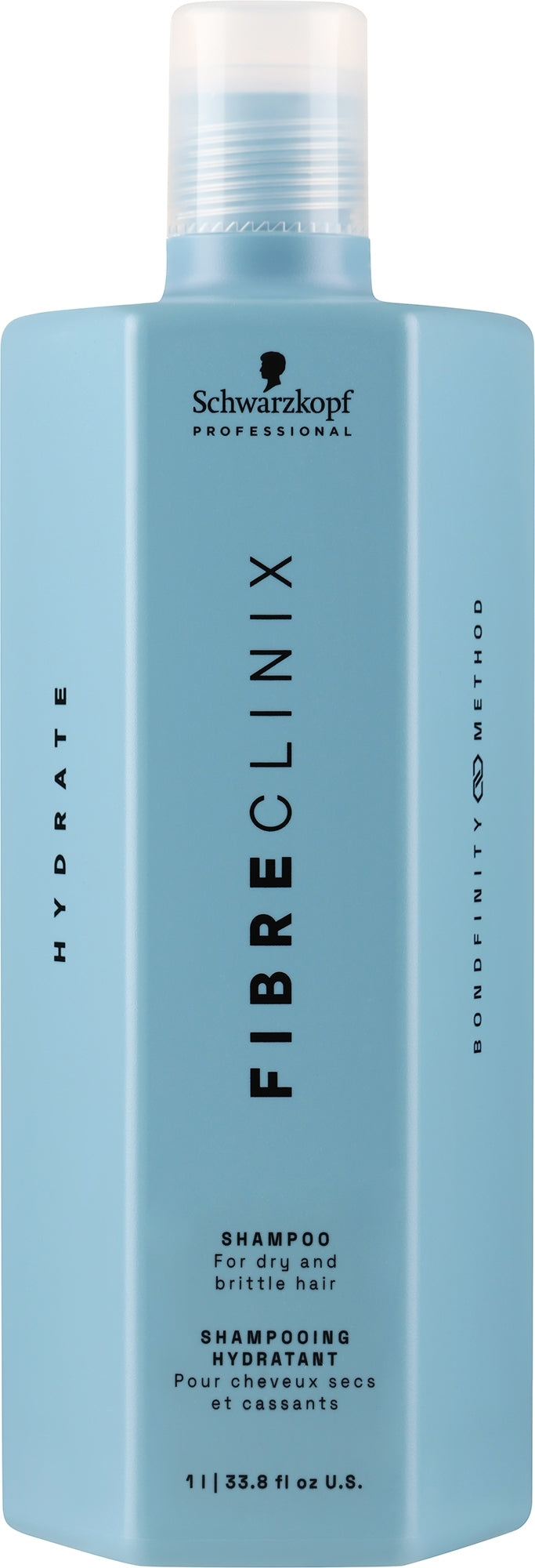Shampoo capelli idratante Schwarzkopf Professional Fibre Clinix Hydrate Shampoo 1000 ml