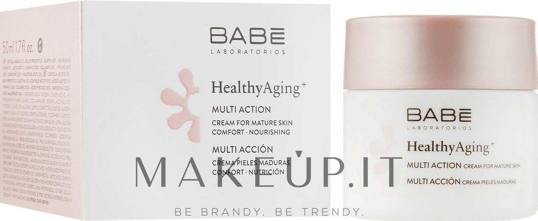 Crema per pelli mature Babe Laboratorios Healthy Aging Multi Action Cream For Mature Skin 50 ml