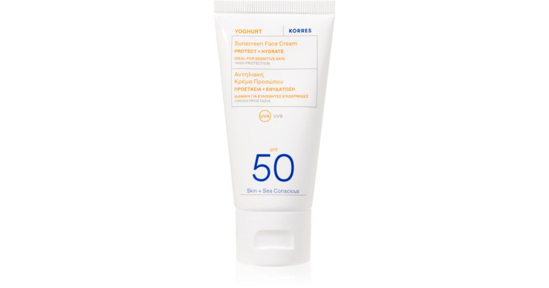 Korres Yoghurt Crema solare viso SPF 50 50 ml — Ansigts solcreme