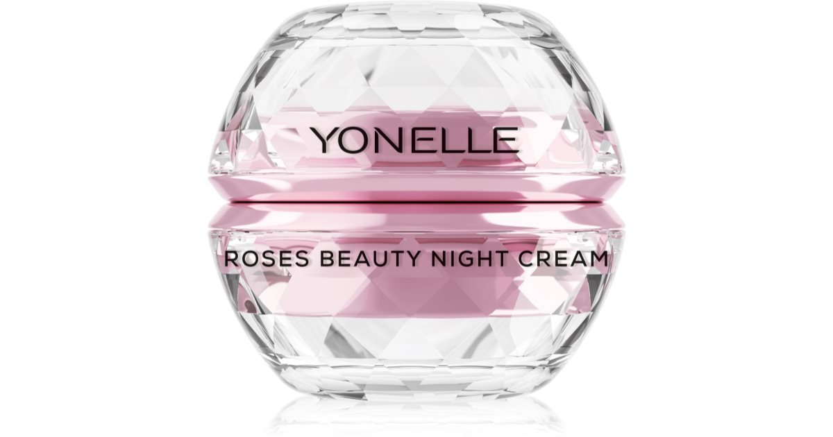 Yonelle Roses crema notte ringiovanente per viso e contorno occhi 50 ml