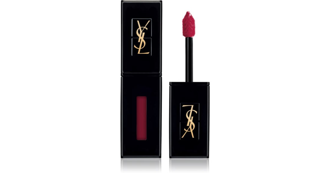 Yves Saint Laurent Vernis À Lèvres Vinyl lip gloss με κρεμώδη υφή χρώμα 407 Carmin Session 5,5 ml