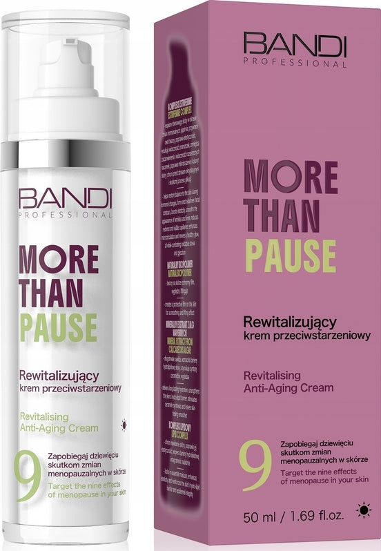 Crema antietà rigenerante Bandi Professional More Than Pause Revitalising Anti-Aging Cream 50 ml