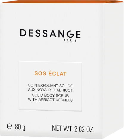Dessange SOS Eclat Solid Body Scrub With Apricot Kernel — scrub corpo solido ai noccioli di albicocca 80 g