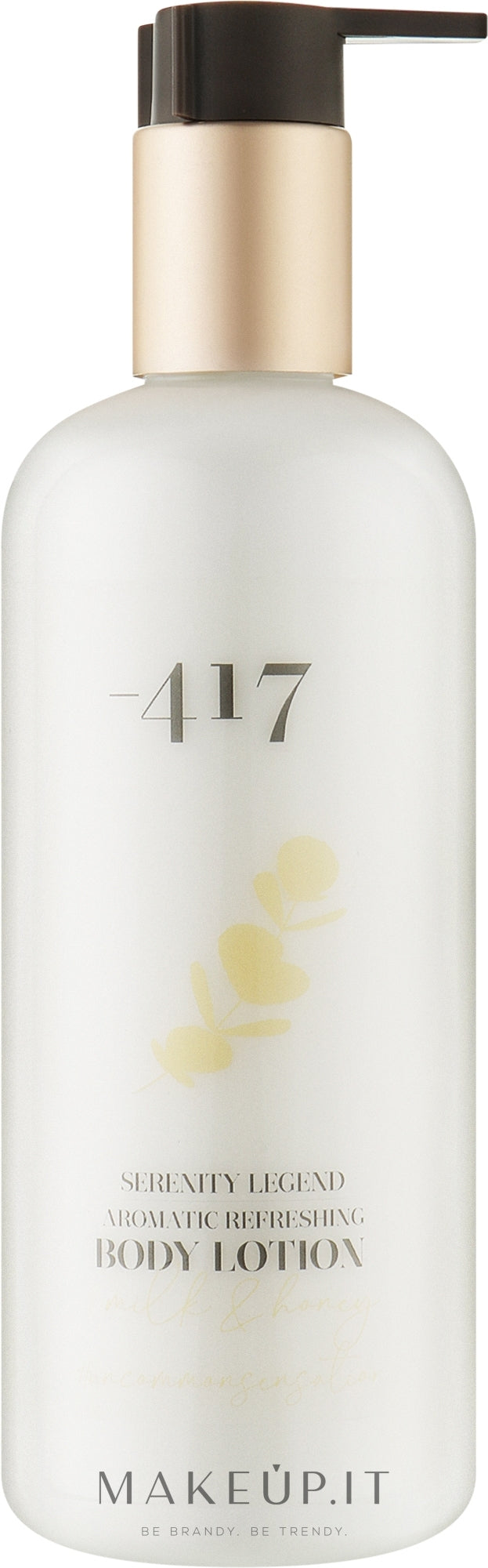 Lozione corpo profumata rinfrescante "Latte e Miele" - 417 Serenity Legend Aromatic Refreshing Body Lotion Milk and Honey 350 ml