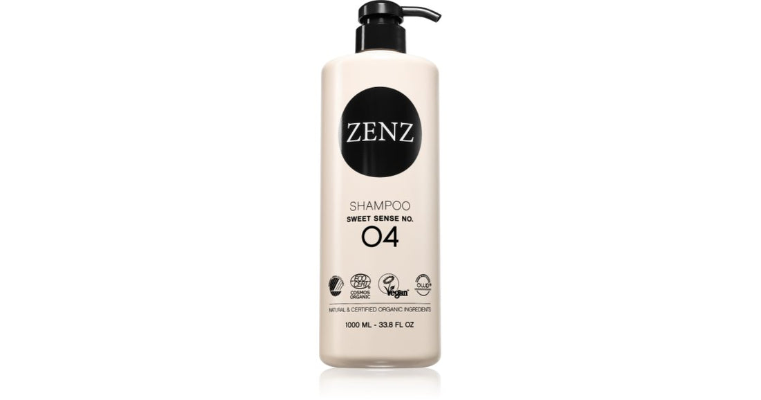 ZENZ Organic Sweet Sense No. 04 sampon hidratant pentru volumul de par 1000 ml