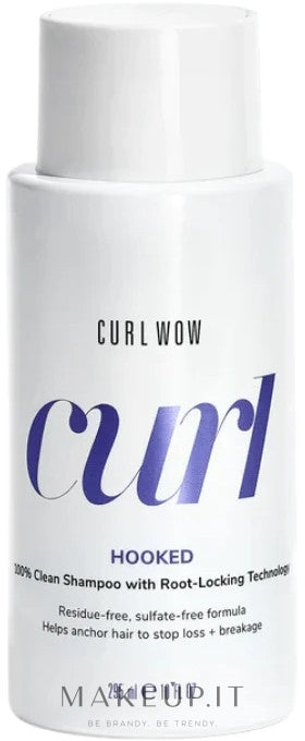 Shampoo purificante per capelli ricci Color Wow Curl Hooked Clean Shampoo 295 ml