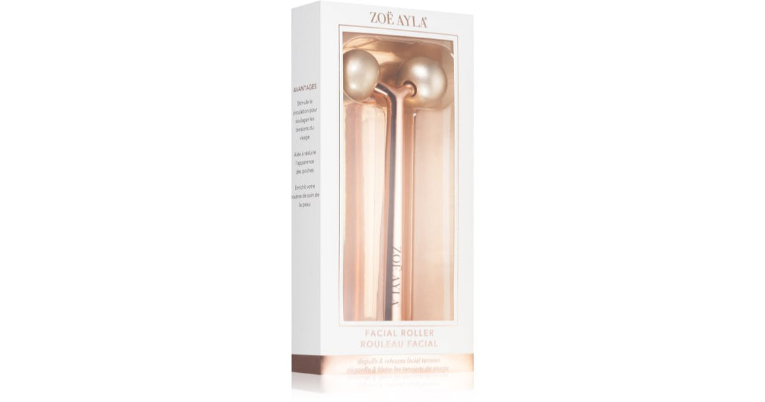 Zoë Ayla Roller per il viso oro rosa 1 pz